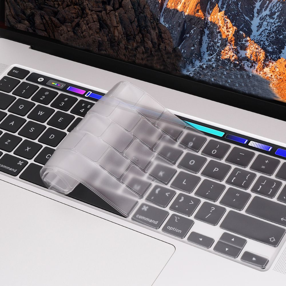 แผ่นครอบแป้นพิมพ์ซิลิโคนกันฝุ่นสำหรับแล็ปท็อปโน้ตบุ๊กขนาด12 "-17" 1ชิ้นฟิล์มกันฝุ่นสำหรับแล็ปท็อป