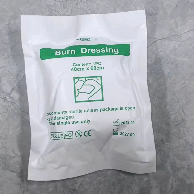 Burn Dressingปราศจากเชื้อผ้ากอซบีบอัดScald Pad Wound Careป้องกันการติดเชื้อยาปฏิชีวนะครีมเจลBurns First Aid Kit