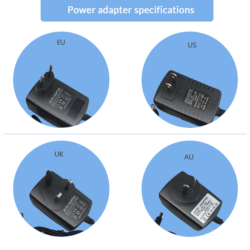 AC 110-240V DC 12V 1A 2A 3A 5A 6A 8A Universal Power Adapter Versorgung Ladegerät Adapter Eu Us Au Uk für 5M 10M 15M LED Licht Streifen