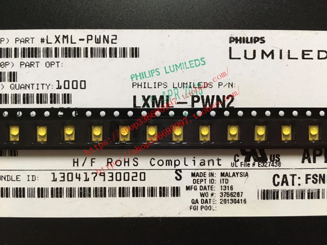 10 pz/LXML-PWN2 3W ad alta potenza 3045 luce bianca 5000K LED perline per luce diurna automobilistica