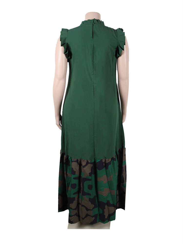 Wmstar-vestidos de talla grande para mujer, ropa de fiesta de verano, Patchwork, elegante, largo, moda, Maxi, venta al por mayor, envío directo