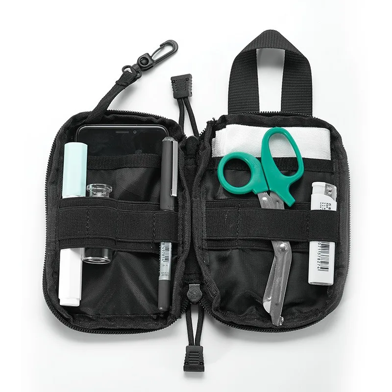 Camping Safari กลางแจ้ง EDC กระเป๋ากระเป๋าสตางค์ MOLLE First Aid Kit ถุงแพทย์ Bug OUT BAG ชุดการแพทย์ฉุกเฉิน