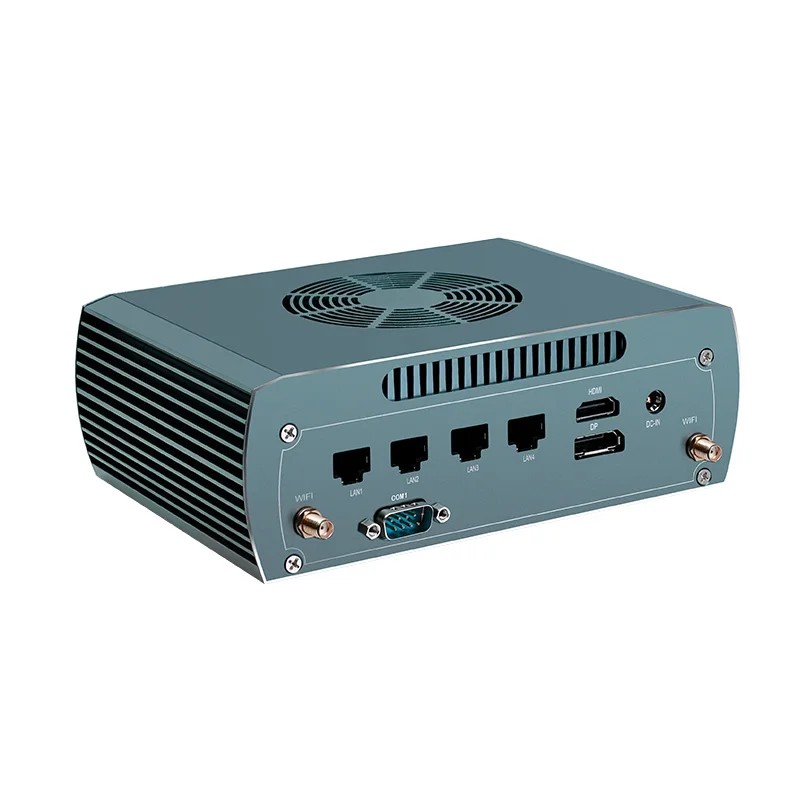 Topton FU04 Solid Firewall Мини-ПК AMD Ryzen 5 8645HS 7535U 4 * Intel 2.5G LAN 2 * DDR5 2 * NVMe Игровой компьютер Proxmox Machine Vision
