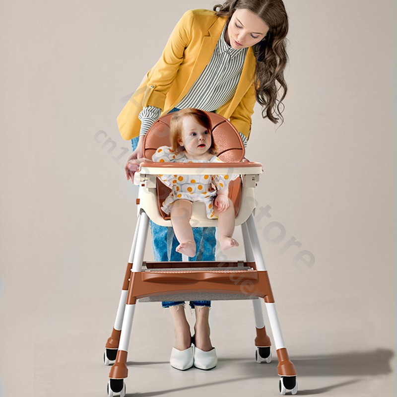 Cadeira de jantar infantil/bebê comendo assento dobrável/ascular multifuncional para bebê aprendendo a sentar cadeira de mesa de jantar