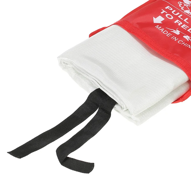 ZK40 Dropshipping 1M X 1M Kín Lửa Chăn Nhà An Toàn Chiến Đấu Bình Chữa Cháy Lều Thuyền Cấp Cứu Sống Còn An Toàn bao Da
