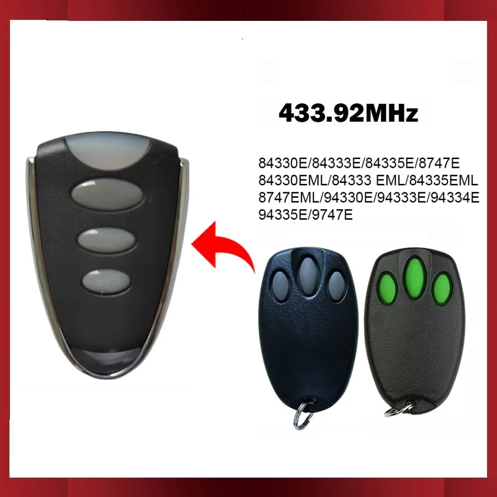 94335E Telecomando 94330E 94334E 94333E 84333E 84335E 84330E Telecomando per cancello garage 433,92 MHz Rolling Code