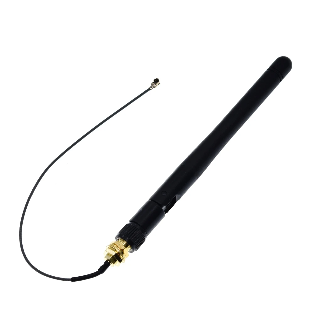 DIYTZT 2.4GHz 3dBi WiFi 2.4G Antenna, Router Wireless maschio + 17cm PCI U.FL IPX a SMA ESP8266 ESP32 cavo Pigtail maschio