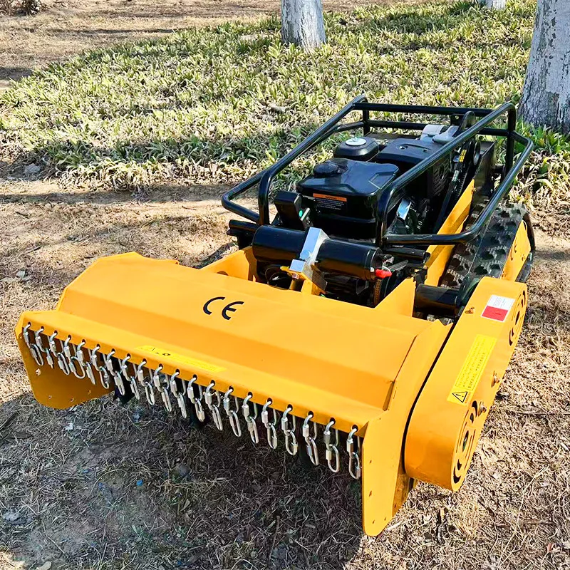Kosiarka do trawy z pilotem zdalnego sterowania, z silnikiem diesla 800/1000 mm, 12/15 KM, profesjonalna robotka do trawy do rolnictwa.