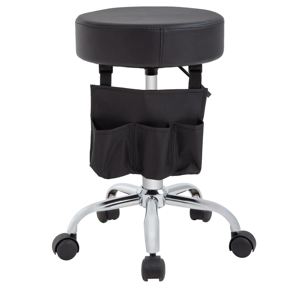 Taburete elevador giratorio con bolsa, taburete para silla de trabajo
