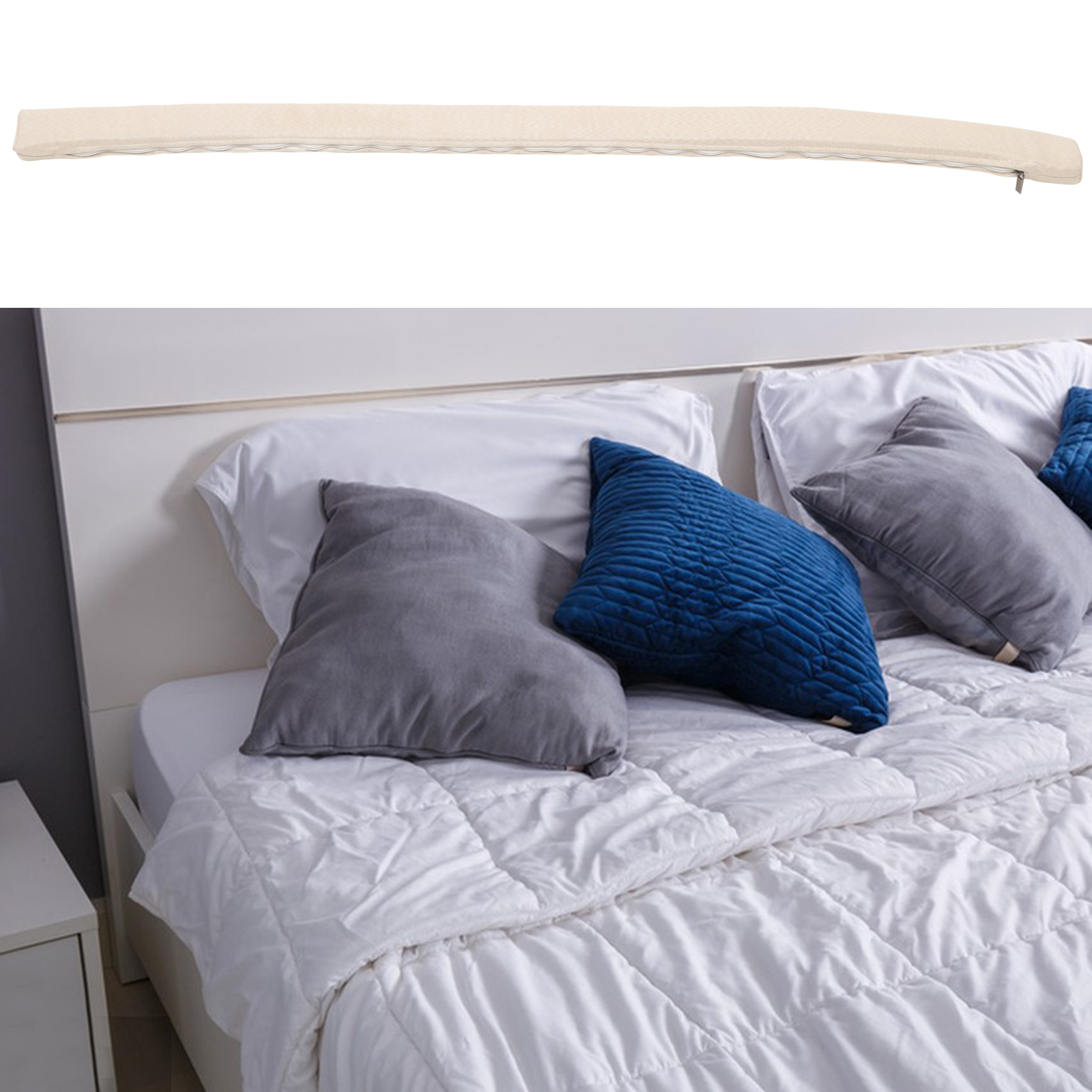 Artefacto de relleno para huecos de cama, extensor de colchón para dormitorio, relleno de costuras, cabecero, almohada, cojines, cuna completa para el hogar