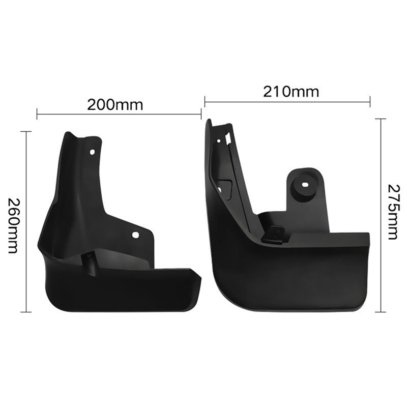 8 Buah Mudflap untuk Toyota Raize Rocky 2020-2021 Fender Mud Flap Guard Splash Flap Mudguard Aksesori