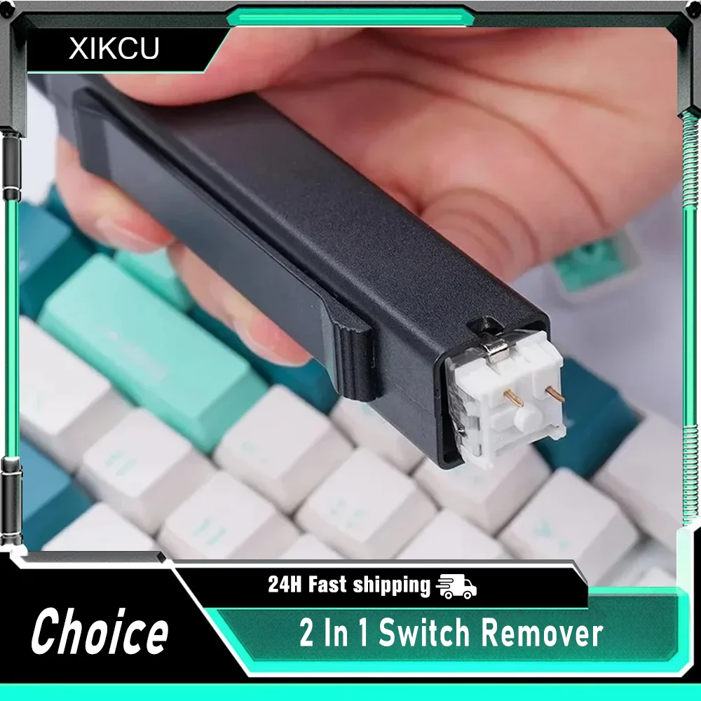 2-in-1-Schalterabzieher, Tastenkappen-Abzieher, Schlüsselschalter, Tastenkappen-Abzieher für mechanische Tastatur, Gaming-Tastatur, Schalter, DIY-Reinigungswerkzeug