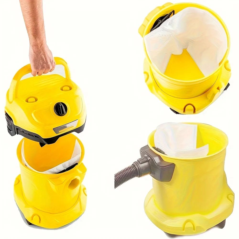5 pz Sacchetti Per La Polvere Per Karcher 2.863-314.0 KFI 357 KA 40 WD2 Plus WD3 SE4002 Robot Aspirapolvere Accessori di Ricambio