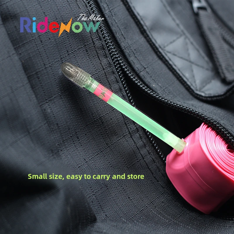 Ridenow Bicycle Inner Tube Road Bike Luminous Air Rod TPU Inner Tube Ultra Light French Valve 36g65mm Tubev