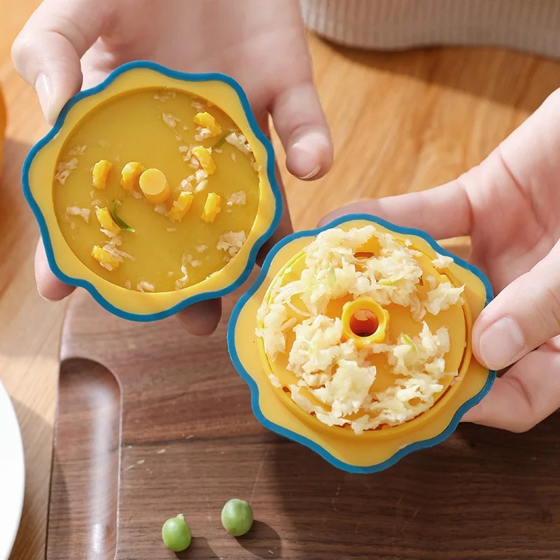 Manual Rotary Grinding Machine Garlic Sharpening Machine Crusher Kitchen Tools Manual Chili Ginger Garlic Mashing Machine