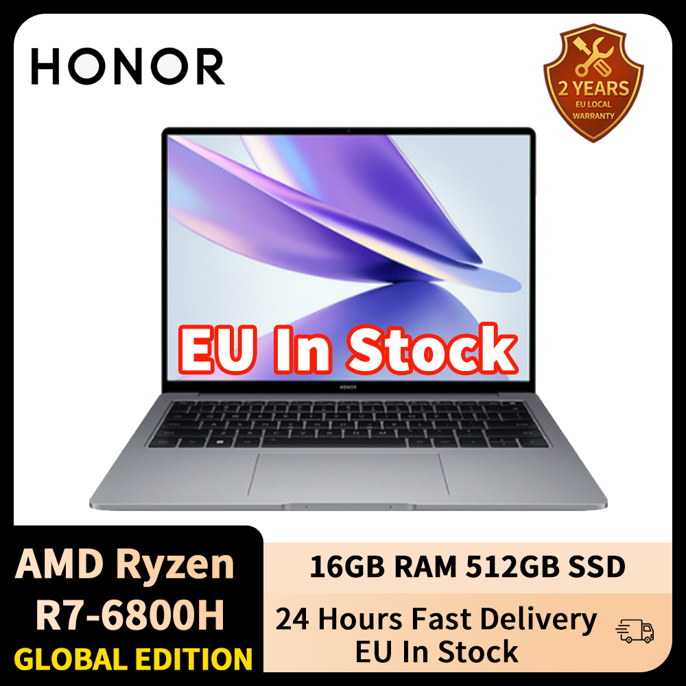 Ehre Magicbook14 Ryzen Edition Laptop R7-6800H 16GB 512GB SSD 14 "Computer 20 Stunden Akkulaufzeit 2,1 k Bildschirm PC Notebook