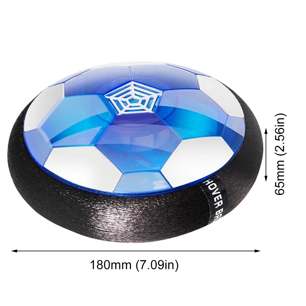Air Power Hover Ball พร้อมไฟ LED และกันชนโฟมของเล่นกลางแจ้งในร่ม Air Floating ลูกฟุตบอลลูกฟุตบอลของเล่นของขวัญสําหรับเด็ก