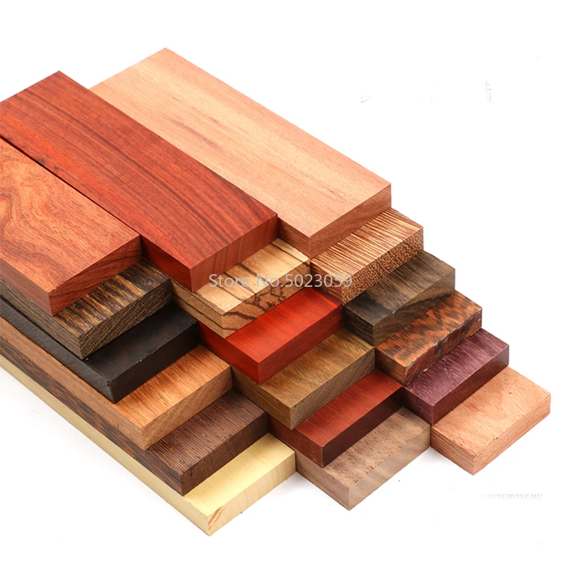 1 Stück Rohlinge Holz für DIY Messergriff Patchmaterial DIY Holzhandwerksmaterial 120x40x10mm