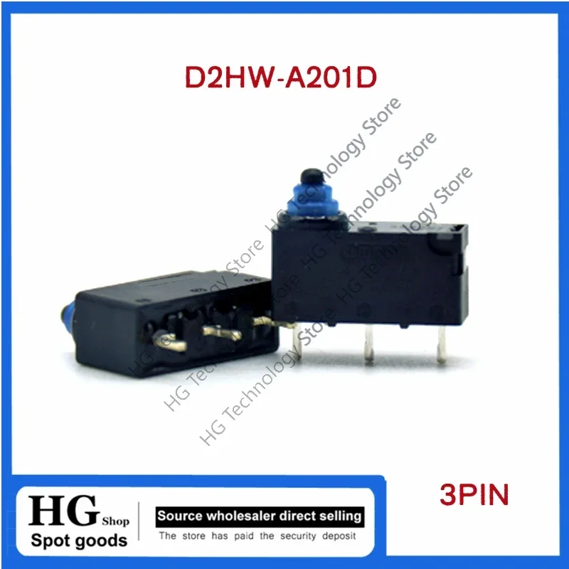 Originale Per OMRON D2HW-A201D D2HW-A211D 3pin impermeabile e antipolvere serratura della porta dell'auto micro pulsante interruttore