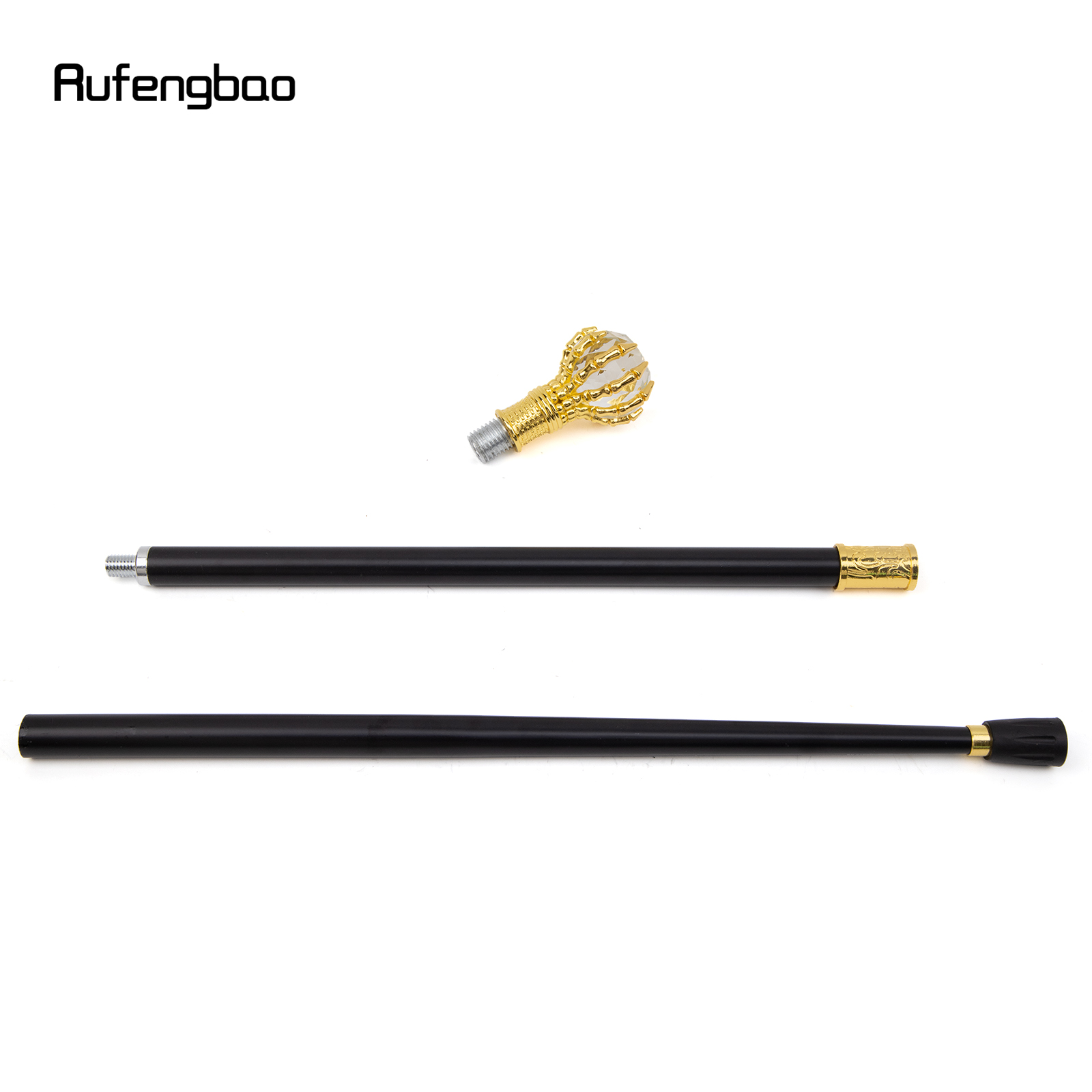 Bola de vidro transparente steampunk bengala moda decorativa bengala cavalheiro luxo crosier botão bengala 97cm