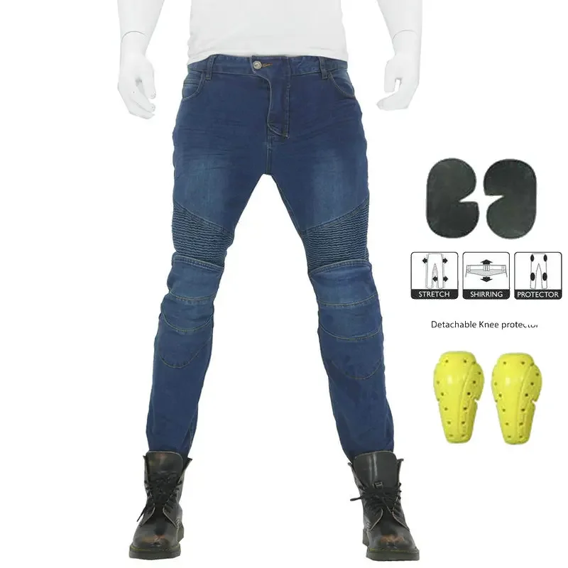 Spodnie motocyklowe Mężczyźni Moto Jeans Sprzęt ochronny Jeździectwo Touring Spodnie motocyklowe Spodnie motocrossowe Pantalon Moto Pants