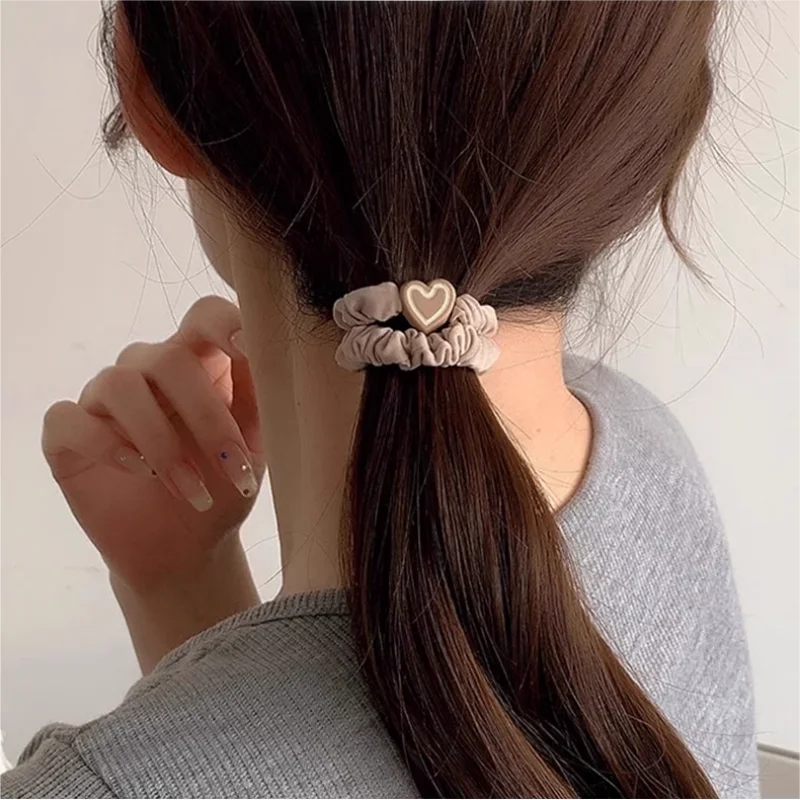 10 pezzi fascia in pelle fascia femminile alta coda di cavallo fondina accessori per capelli semplice alta elasticità durevole elastico cerchio per capelli