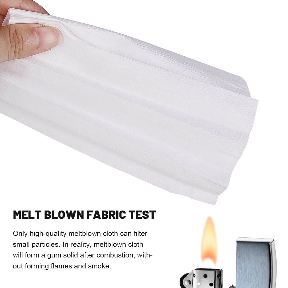 成人用使い捨てフェイスマスク,3層カバー,青と白,50および200ユニット