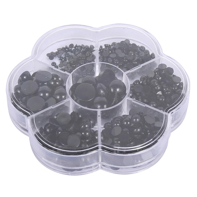 500 Stücke Puppe Machen Augen 3-12mm Wiederverwendbare Kunststoff Knopf Handwerk Sicherheit Augen für Bär Weiche Spielzeug Stofftier puppe DIY Zubehör