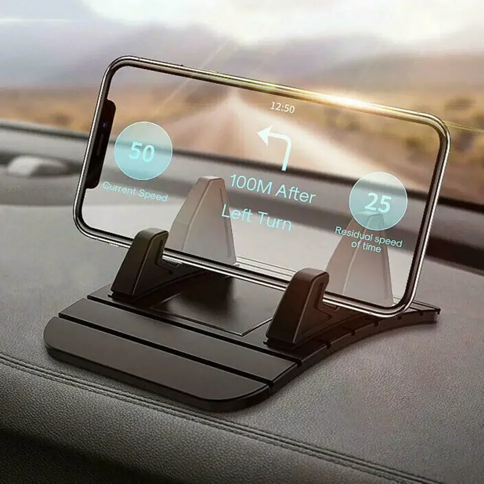 Soporte antideslizante de silicona para coche, alfombrilla para tablero, soporte para teléfono, GPS, iPhone, Samsung, Xiaomi, Huawei, Universal, 1 ud.