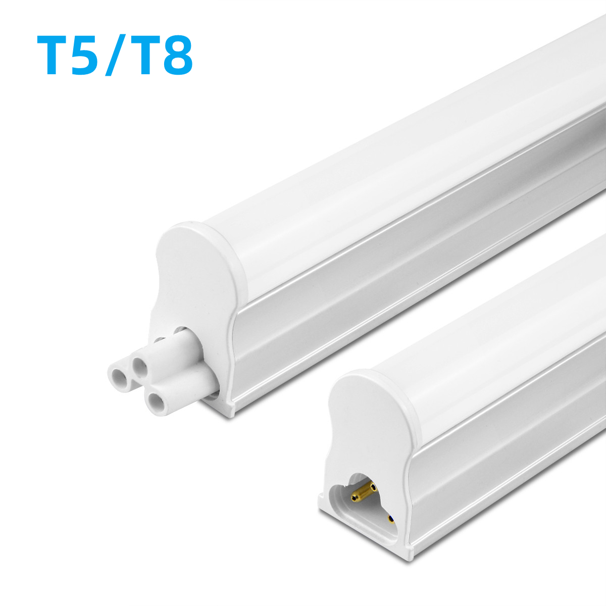 Aluminum LED Light Bar 220V 110V T5/T8 LED Tube 6W 8W LED Fluorescent Tube For Indoor Kitchen Lighting LED Lamp Bulb Wall Lamp