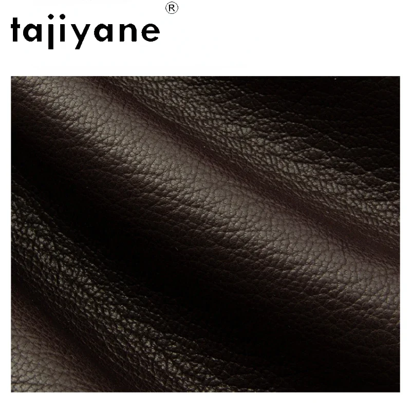 Tajiyane-女性用の本革ジャケット,本物のシープスキンコート,ショートコート,高品質,秋の服,ファッション,2024