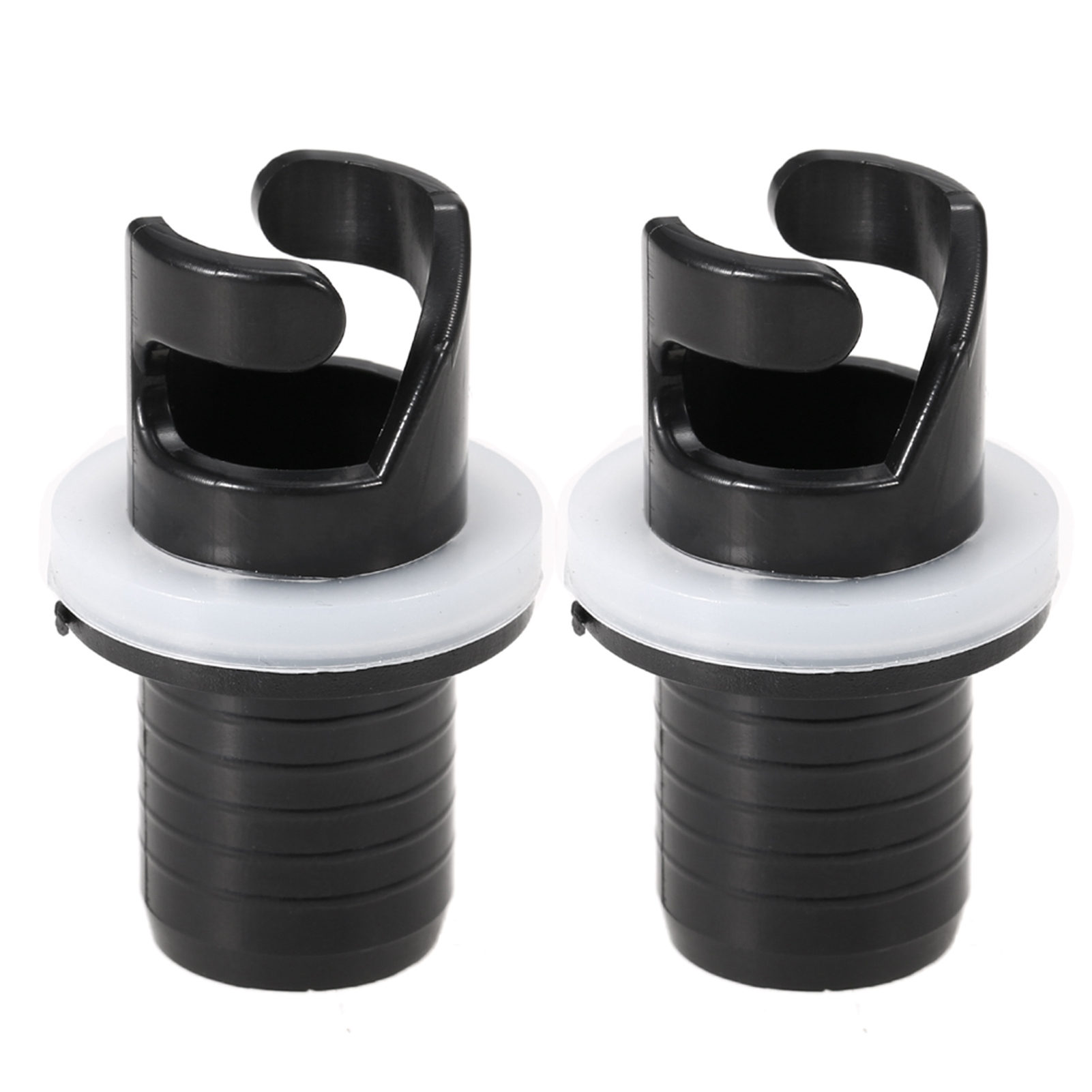 Adaptador de válvula de aire para Kayak, barco inflable, bomba de pie de inflado, adaptador de manguera, conector de válvula, 2 uds.