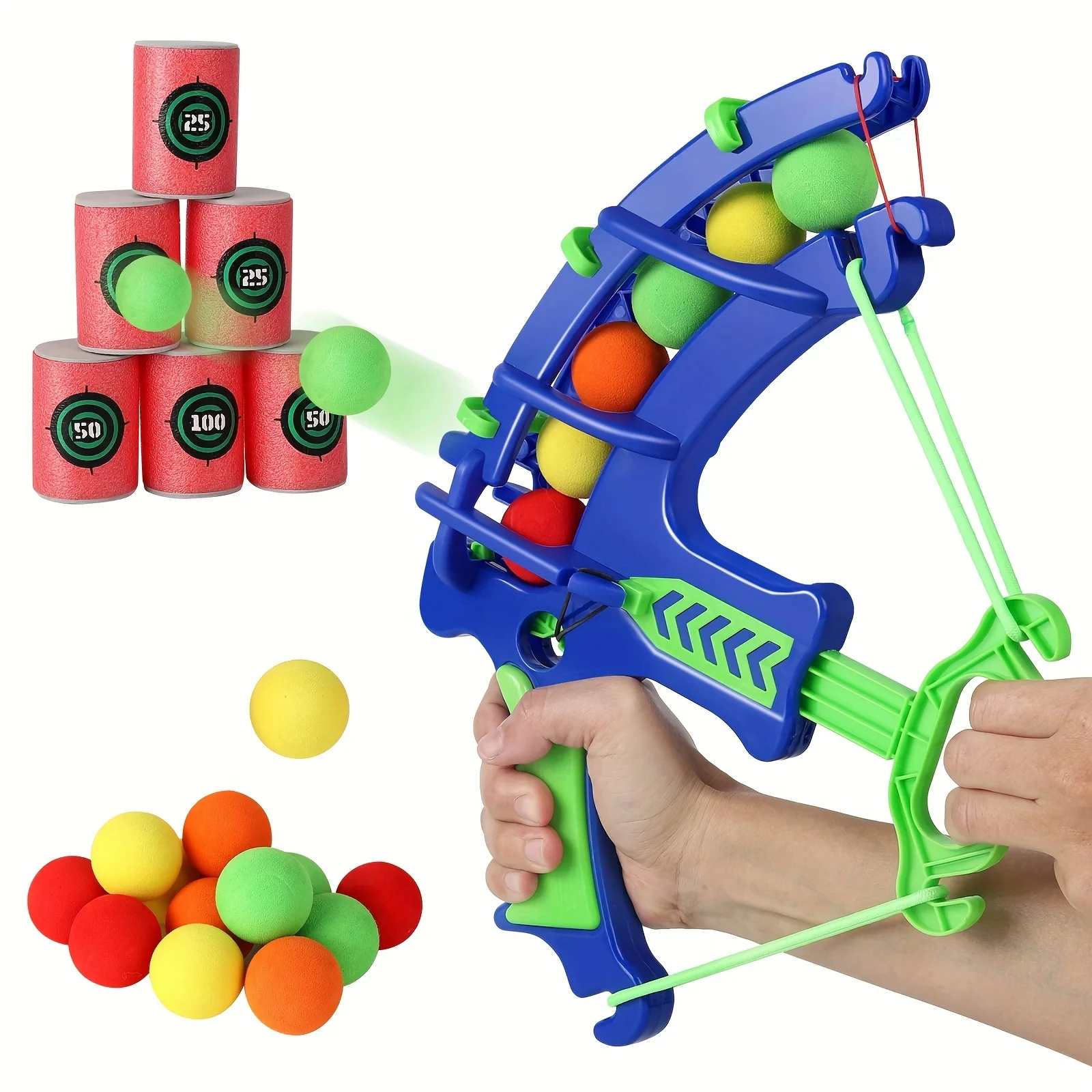 Juguete de práctica de objetivo de bala suave para niños, juguetes educativos de práctica de tiro con balas suaves