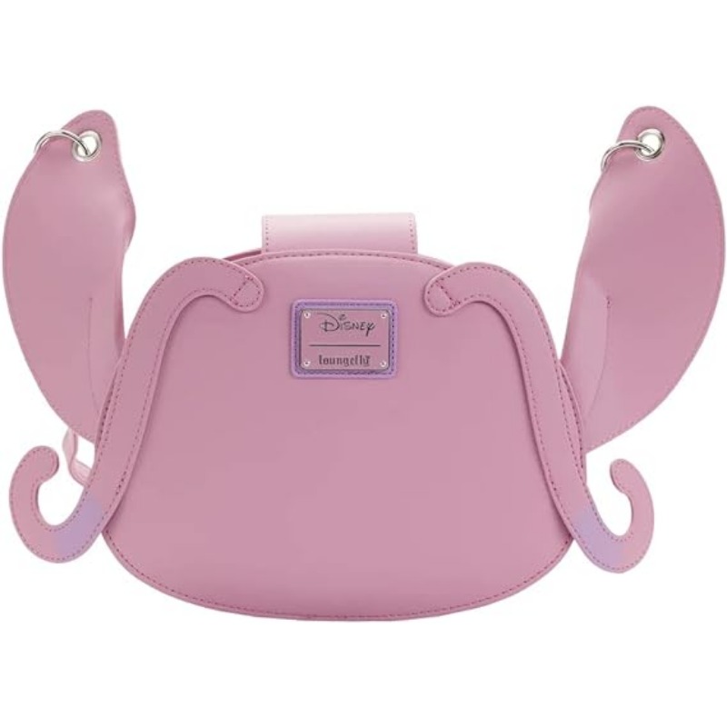 女性のためのDisney liloとstitch天使のクロスボディバッグ、ラウンジフライパー、ハンドバッグ