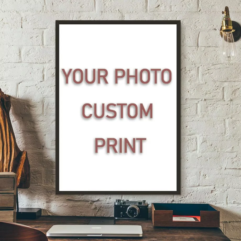 Pintura en lienzo con impresión personalizada por tu foto, póster en lienzo, regalo Personal, figura personalizada, imágenes de animales y mascotas, impresiones para decoración del hogar