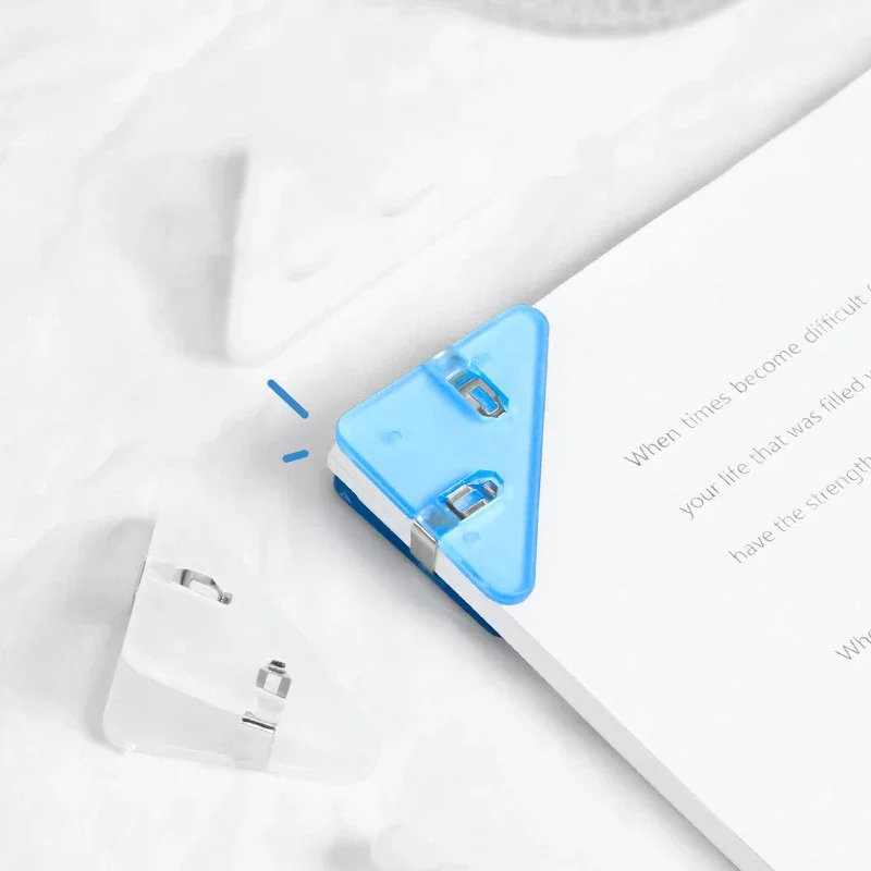 10 Chiếc Tam Giác Góc Kẹp Set Bộ Nhiều Màu Sắc Trang Giá Đỡ Kẹp Giấy Tập Tin Chỉ Số Hình Kẹp Văn Phòng Bàn Học Tổ Chức