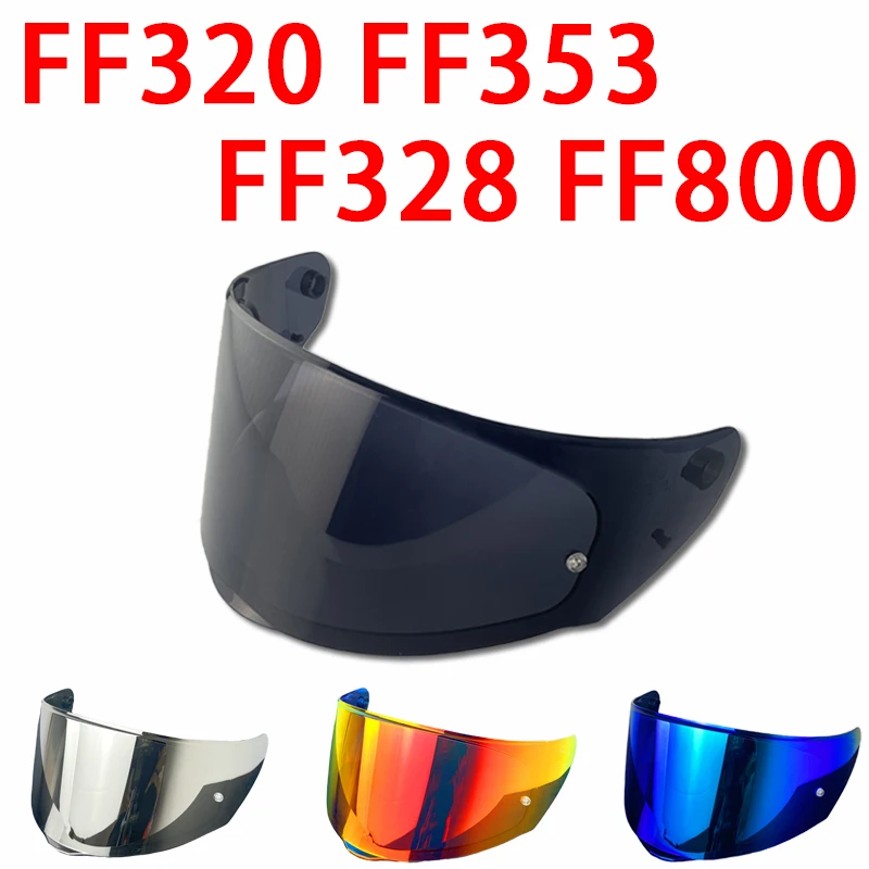 Козырьки для LS2 FF320 Stream FF353 Rapid FF328 FF800, штифт для защиты мотоциклетного шлема, замена дополнительных линз, черный иридий, серебристый