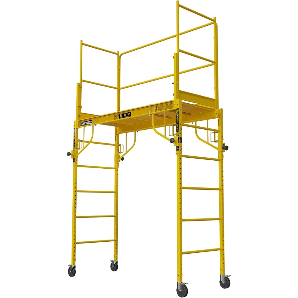 3-4 Multifunction Guardrail Safety Fall Protection Durable Steel Easy Installation Scaffolding Units High Visibility