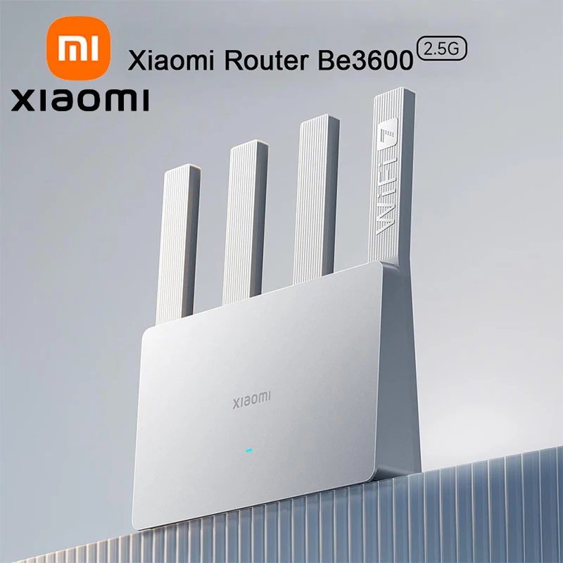 Xiaomi Router BE3600 WiFi 7 Dual-Band Qualcomm quad-core Gaming Acceleratie 3570 Mbps Dual WAN LAN Mesh Netwerk Repeater VPN