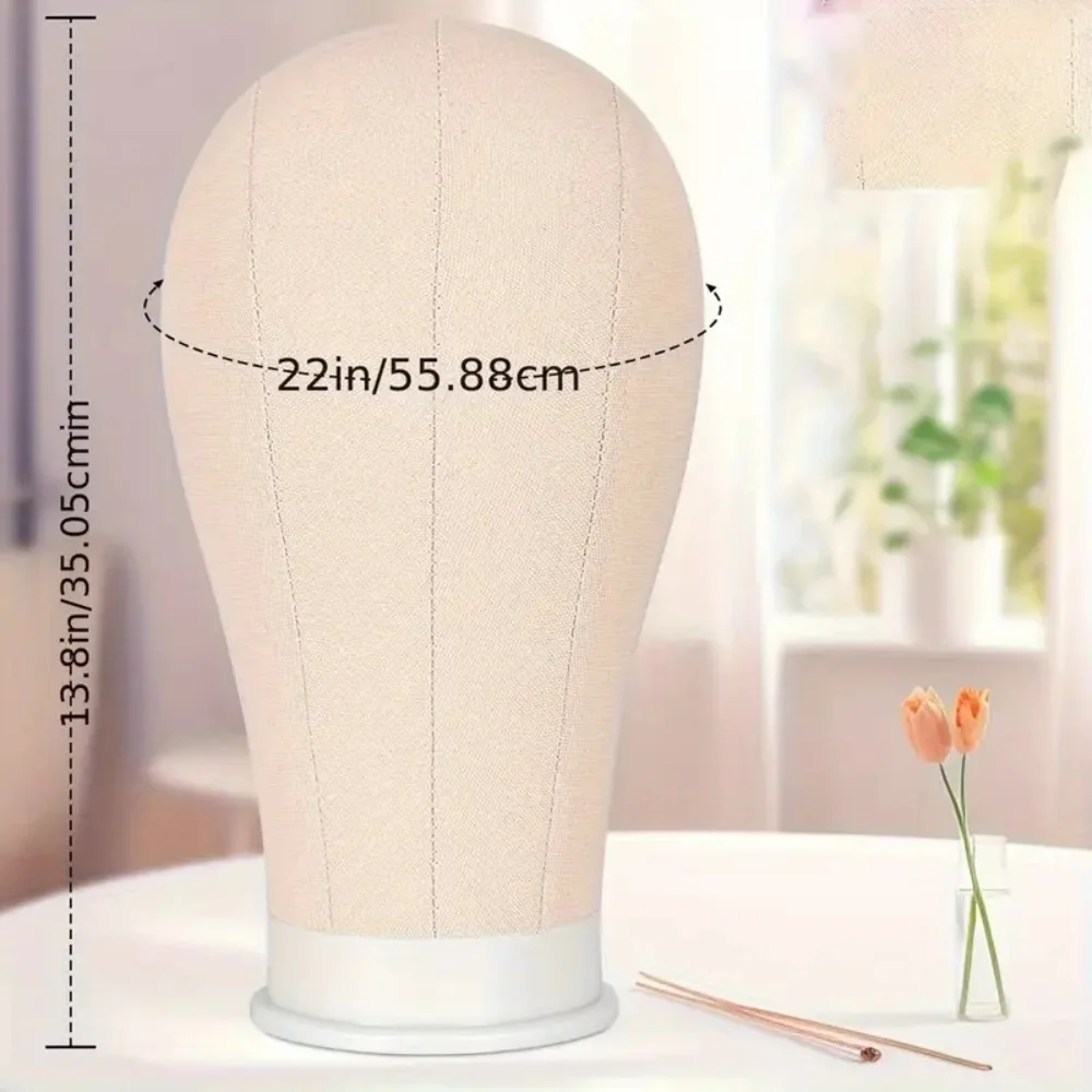 ขาตั้งวิกผมและ 22 หัวชุด, ผ้าใบวิกผมพร้อม Mannequin HEAD สําหรับวิกผม Manikin HEAD BLOCK ชุดสําหรับวิกผมทํา