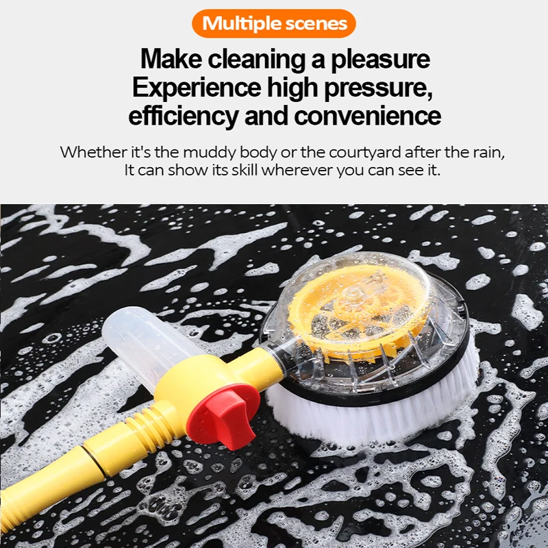 ชุดแปรงล้างรถโรตารี 360 องศาหมุนอัตโนมัติปรับ DIP Wash แปรงเครื่องฉีดน้ําแรงดันสูงสําหรับทําความสะอาดยานพาหนะ