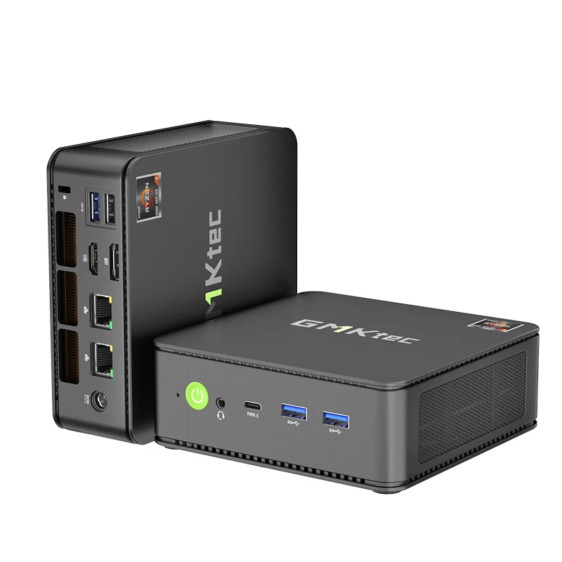 GMKtec มินิพีซี M6 AMD Ryzen5 6600H NUCBOX AMD Radeon ™   660M หน้าต่าง 11 Pro WIFI 6E USBC 4.0