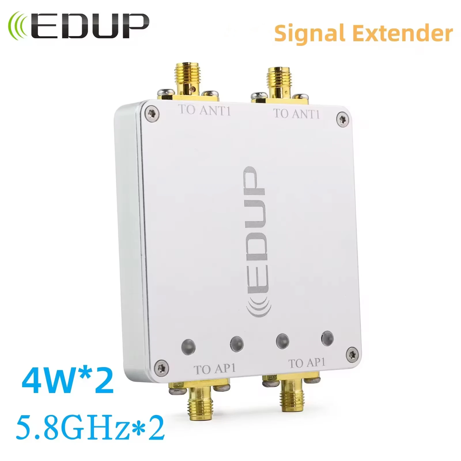 Edup ab025 4w 5.8ghz amplificador de sinal duplo canal roteador extensor de sinal amplificador wi-fi extensor de sinal wi-fi de longo alcance