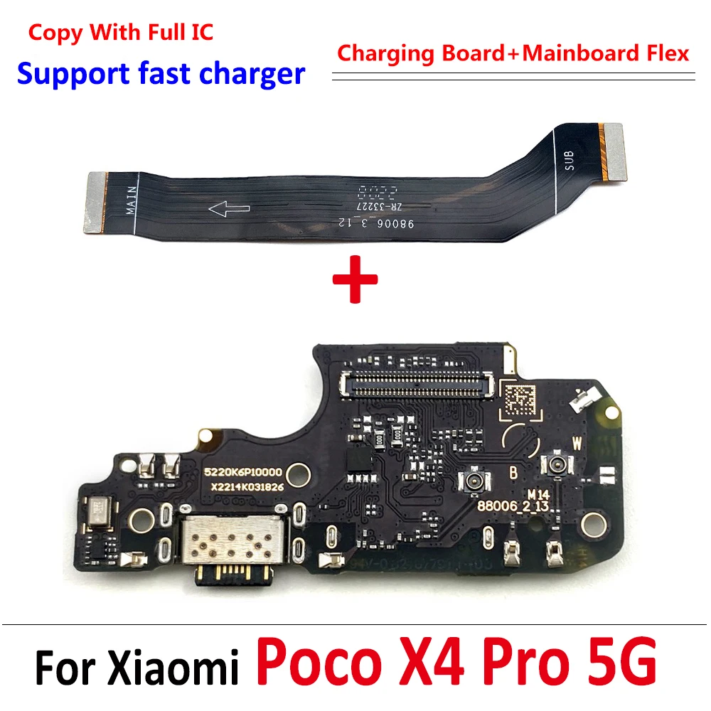 USB Cổng Sạc Micro Dock Chính Mainboard Tải Kết Nối Ban Cáp Mềm Chi Tiết Sửa Chữa Cho Xiaomi Poco F2 Pro F1 f3 X3