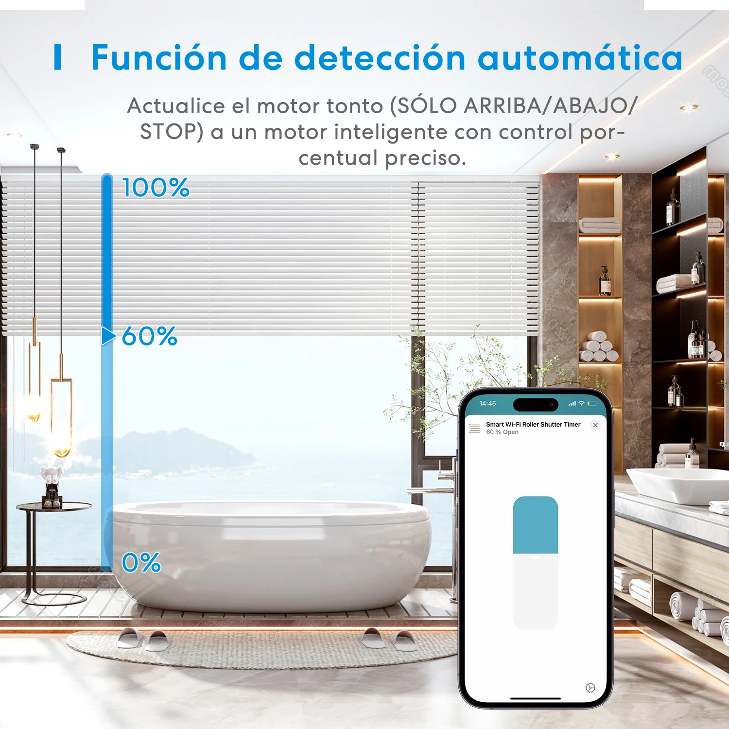 Meross HomeKit-temporizador de persiana enrollable inteligente, Wi-Fi, Motor eléctrico, interruptor para persiana de cortina, versión UE/Reino Unido, compatible con asistente de Google Alexa