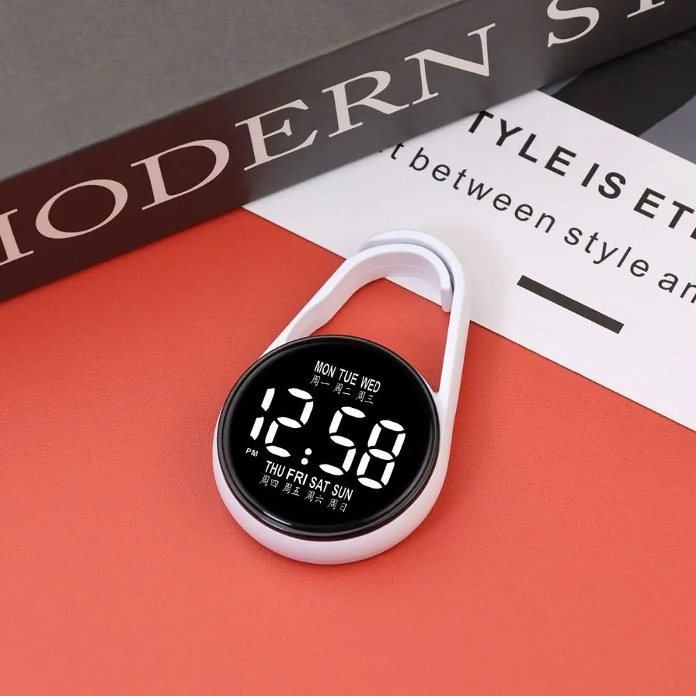 Reloj colgante electrónico LED, luz nocturna, reloj colgante electrónico digital, reloj de bolsillo