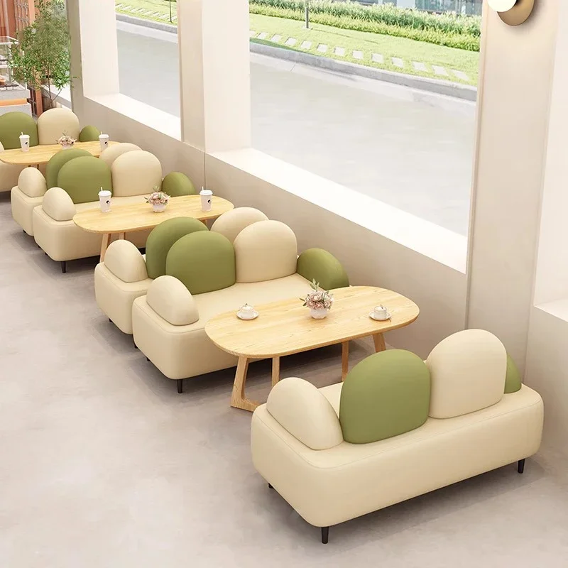 Cat Claw Milk Tea Shop Conjunto de Mesa e Cadeira, Coffee Shop, Negociação Recepção, Escritório, Casa de Chá, Sofá Mesa e Cadeiras, Novo