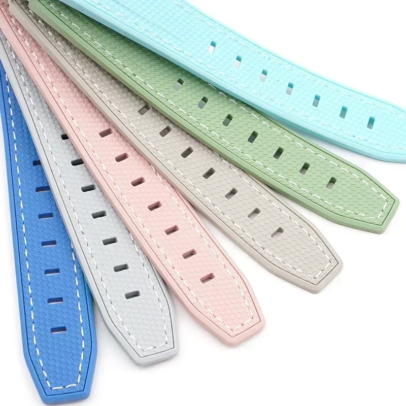 20mm Silicone  Strap for Swatch X Omega  Moon swatch for  Seamaster 300 Curved Interface Women  Men Quality  Replace Watch Band