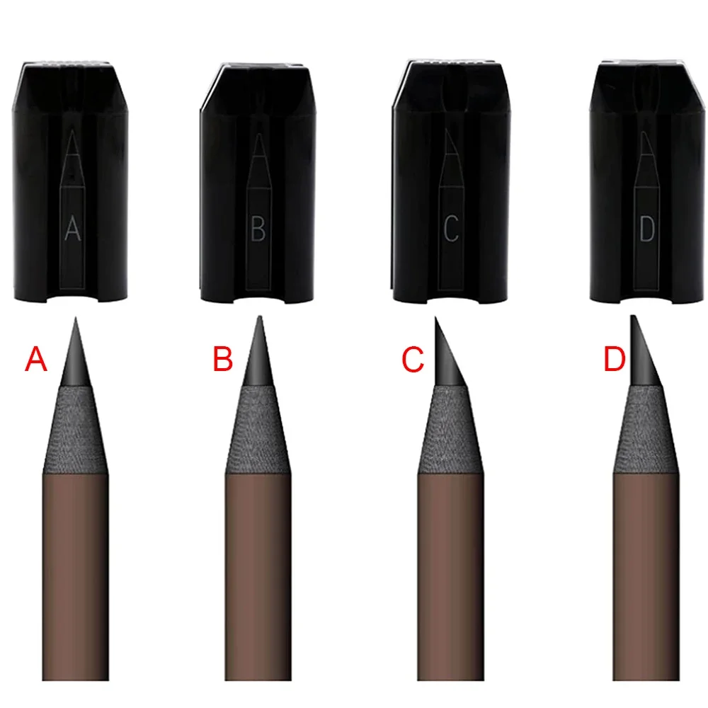 EyebloggPays l-Ensemble de fournitures de microblading, rehausseur de teinte de tatouage étanche avec taille-crayon, tondeuse à sourcils, lame, 10 pièces