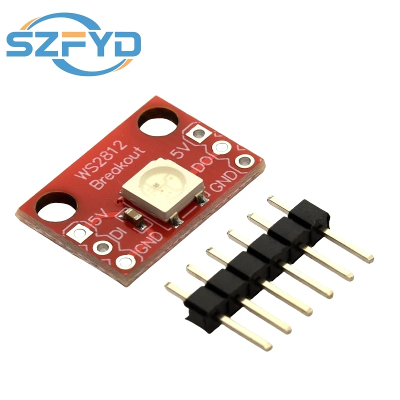 1-10 Uds WS2812 RGB LED módulo de ruptura para Arduino Diy Kit